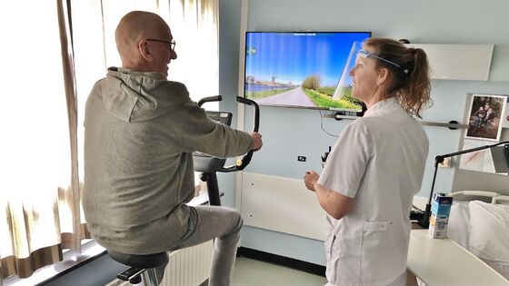 Hometrainers en een mobiel hospice voor afdeling B3